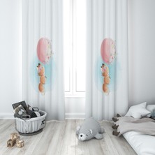 Lolla Evmila Çocuk Odası Desenli Fon Perde