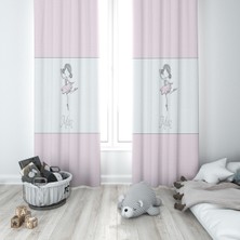 Lolla Evmila Çocuk Odası Desenli Fon Perde