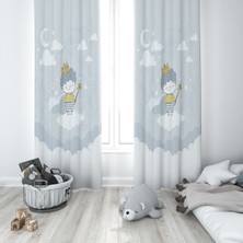 Lolla Evmila Çocuk Odası Desenli Fon Perde
