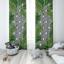 Lolla Evmila Çocuk Odası Desenli Fon Perde