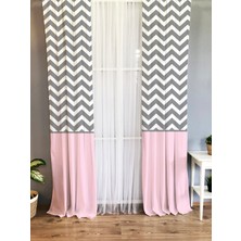 Evmila Baskılı Çocuk Odası Fon Perde