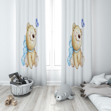 Lolla Evmila Çocuk Odası Desenli Fon Perde