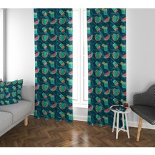 Lolla Evmila Çocuk Odası Desenli Fon Perde