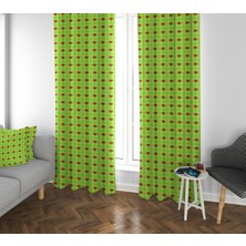 Lolla Evmila Çocuk Odası Desenli Fon Perde