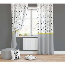 Lolla Evmila Çocuk Odası Desenli Fon Perde