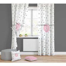 Lolla Evmila Çocuk Odası Desenli Fon Perde