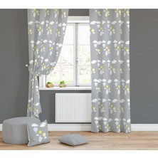 Lolla Evmila Çocuk Odası Desenli Fon Perde