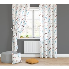 Lolla Evmila Çocuk Odası Desenli Fon Perde