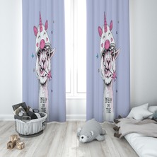 Lolla Evmila Çocuk Odası Desenli Fon Perde