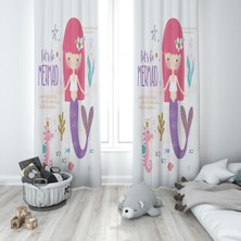 Lolla Evmila Çocuk Odası Desenli Fon Perde