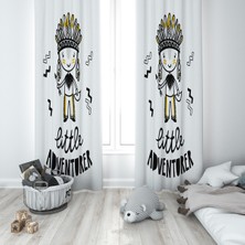 Lolla Evmila Çocuk Odası Desenli Fon Perde