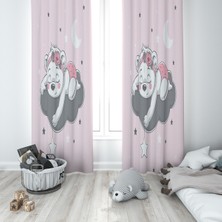 Lolla Evmila Çocuk Odası Desenli Fon Perde