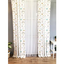 Lolla Evmila Çocuk Odası Desenli Fon Perde