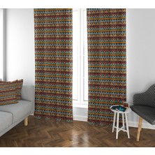 Lolla Evmila Çocuk Odası Desenli Fon Perde