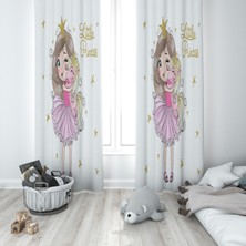 Lolla Evmila Çocuk Odası Desenli Fon Perde