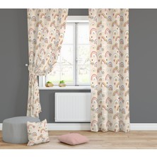 Lolla Evmila Çocuk Odası Desenli Fon Perde