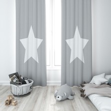 Lolla Evmila Çocuk Odası Desenli Fon Perde