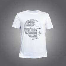 Herşey Nota Atatürk Nota T-Shirt Beyaz