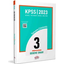 Editör Yayınları 2023 KPSS Genel Yetenek Genel Kültür Tamamı Çözümlü Fasikül 3 Deneme Sınavı