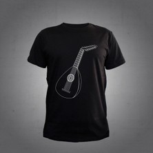 Herşey Nota Ud Siyah T-Shirt Unisex