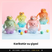 Swico Remado Ayı Modeli Çocuk Su Şişesi 800ML (Yurt Dışından)