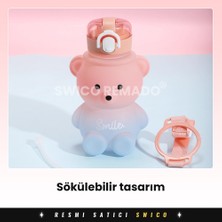 Swico Remado Ayı Modeli Çocuk Su Şişesi 800ML (Yurt Dışından)
