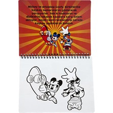 Magic Water Painting Lisanslı Disney Mickey Mouse Özel Sulu Kalem ile Sihirli Boyama Kitabı