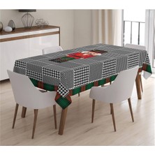 Evmila Yılbaşı Özel Kurşun Asker Desenli Masa Örtüsü