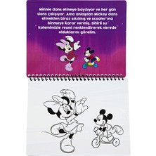 Magic Water Painting Lisanslı Disney Jr. Minnie Özel Sulu Kalem ile Sihirli Boyama Kitabı