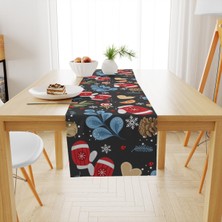 Evmila Yılbaşı Desenli Runner Modeli