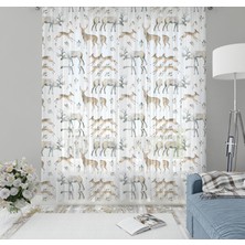 Evmila Çocuk Odası Desenli Tül Perde