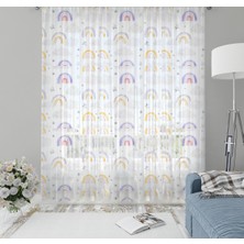 Evmila Çocuk Odası Desenli Tül Perde