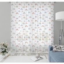 Evmila Çocuk Odası Desenli Tül Perde