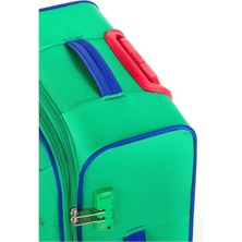 Benetton Kabin Boy Kumaş Valiz Yeşil Bnt2100