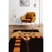 Homshtag Harrycraft Dokuma Tabanlı Yıkanabilir Kaymaz Harry Potter Film Çocuk Odası Halısı