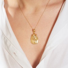 Adil İdil Kuyumculuk 14 Ayar Mısır Tanrısı Kolye Ucu