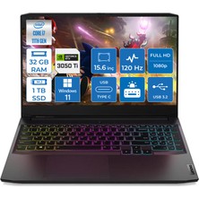 Lenovo IdeaPad 3 Intel Core i7 11370H 32GB 1TB SSD 4GB RTX3050Ti Windows 11 Home 15.6'' FHD Taşınabilir Bilgisayar 82K101JMTX008
