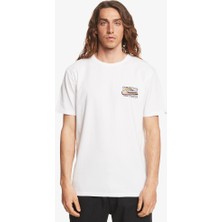 Quiksilver Retrofade Erkek Beyaz Tişört