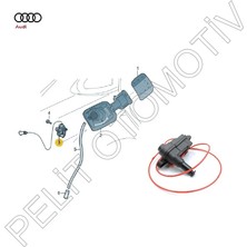 Pelit Otomotiv Audi A6 A6Q Depo Kapak Kilit Motoru 8V0862153A