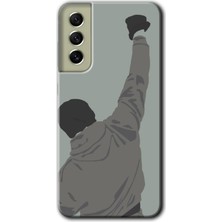 MRC İletişim Samsung Galaxy S21 Fe Kılıf Hd Desen Baskılı Arka Kapak + Temperli Cam - Artwork Wide