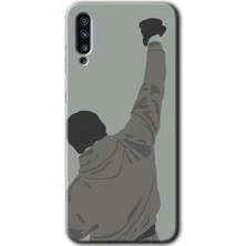 MRC İletişim Samsung Galaxy A50 Kılıf Hd Desen Baskılı Arka Kapak + Temperli Cam - Artwork Wide