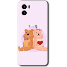 MRC İletişim Vivo Y15S Kılıf Hd Desen Baskılı Arka Kapak - Sevgili Ayıcık