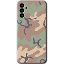 MRC İletişim Samsung Galaxy M23 Kılıf Hd Desen Baskılı Arka Kapak + Temperli Cam - Kamuflaj 29