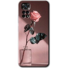 MRC İletişim Xiaomi Redmi Note 11 5g Global Kılıf Hd Desen Baskılı Arka Kapak - Retro Gül