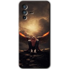MRC İletişim Vivo V23 5g Kılıf Hd Desen Baskılı Arka Kapak - Wings Of Power