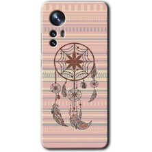 MRC İletişim Xiaomi Mi 12 Pro Kılıf Hd Desen Baskılı Arka Kapak - Mandala Retro