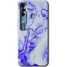MRC İletişim Tecno Spark 7 Pro Kılıf Hd Desen Baskılı Arka Kapak - Cranny Liquid Wall