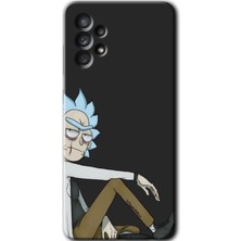 MRC İletişim Samsung Galaxy A13 Kılıf Hd Desen Baskılı Arka Kapak + Temperli Cam - Rick