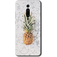 MRC İletişim Xiaomi Mi 9t Kılıf Hd Desen Baskılı Arka Kapak - Ananas