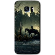 MRC İletişim Samsung Galaxy S7 Edge Kılıf Hd Desen Baskılı Arka Kapak + Temperli Cam - Savaşçı